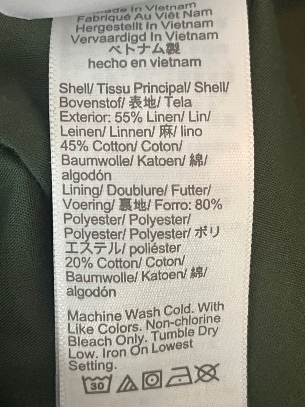 J. Crew Factory Linen Blend Button Up Skirt - Picture 8 of 8